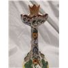 Image 2 : Vintage painted Italian candleholder - 9"