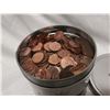 Image 3 : Tobacco tin full of 1 cent Canadian coins