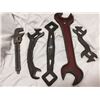 Image 5 : Lot of antique wrenches