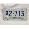 Image 1 : Rare 1976, X Saskatchewan license plate, RCMP
