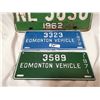 Image 3 : 3 Alberta license plates