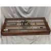 Image 5 : Display case with vintage razors