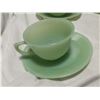 Image 5 : Fire king/Anchor green dishes lot