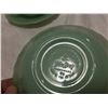 Image 7 : Fire king/Anchor green dishes lot