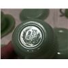 Image 9 : Fire king/Anchor green dishes lot