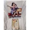 Image 1 : 2 Pin-up pictures - 1 is tin