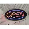 Image 1 : Electric "Open" sign - 19"x9.5"