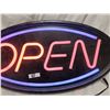 Image 3 : Electric "Open" sign - 19"x9.5"