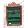 Image 1 : Display glass case, felt - 16"x11.5"