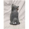 Image 1 : Very heavy, soapstone wolf - 10"