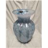 Image 1 : Italian white crystal, Murano vase - 12"