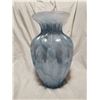 Image 2 : Italian white crystal, Murano vase - 12"