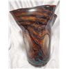 Image 6 : Fancy blown glass vase, stunning colors