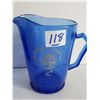 Image 2 : Cobalt blue, Shirley Temple pitcher - 4.5" and cup 3.5"