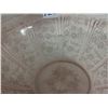 Image 2 : Depression pink glass bowl - 8.5"