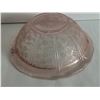 Image 4 : Depression pink glass bowl - 8.5"