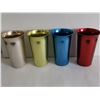 Image 5 : 4 "Westbend" aluminum colored tumblers - made in USA - 5"