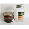 Image 1 : Vintage Nabob coffee tin and jar