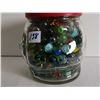 Image 3 : Peanut Butter jar, full of marbles