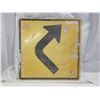 Image 1 : "Curve" highway sign - 24"x24"