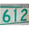 Image 2 : "#612 grid" road sign - 18"x9"