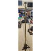 Image 2 : Heavy brass, claw footed coat rack - 70"H x 15"W