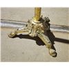 Image 3 : Heavy brass, claw footed coat rack - 70"H x 15"W