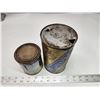 Image 3 : 2 Different oil tins - Uniflow & Varcon white wall paint (full)