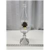 Image 1 : #2 clear glass oil lamp, w/ chimney