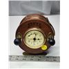 Image 1 : "Peetz" wooden fishing reel alarm clock - works