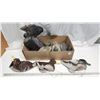Image 2 : Box of antique duck decoys
