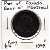 Image 2 : 1842, BANK OF MONTREAL, HALF PENNY TOKEN