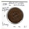 Image 1 : 1857, BANK OF UPPER CANADA, HALF PENNY, DRAGONSLAYER TOKEN