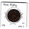 Image 1 : 1861, NOVA SCOTIA ONE CENT