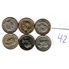 Image 2 : LOT OF 6, 1948, 10 CENT PIECES