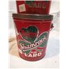 Image 2 : 2 Vintage Burns Shamrock lard tins (3lbs, 5lbs)