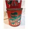 Image 2 : 2 Burns Shamrock lard tins (10lbs)