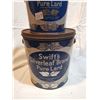 Image 2 : 2 Swifts Silverleaf brand pure lard tins (5lbs and 10lbs)