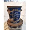 Image 3 : 2 Swifts Silverleaf brand pure lard tins (5lbs and 10lbs)