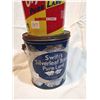 Image 2 : 2 Olympic and Swifts Silverleaf brand lard tins (5lbs, 3lbs)
