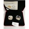 Image 2 : 2017 30th Anniversary of the Loonie - 2 coin set, Canadian 1 dollar dollar fine silver coins