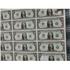 Image 3 : 2009 uncut, sheet of USA 1 dollar bills - (coins unincluded)