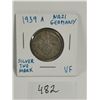 Image 1 : 1939A Nazi Germany, silver 2 mark coin - VF