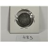Image 2 : 1890 Queen Victoria, silver shilling coin - very rare