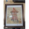 Image 1 : NISHUIN BROCADE, MADE IN JAPAN - frame and glass damaged in transport. Artwork not damaged.