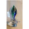 Image 1 : 6” TALL, ART GLASS DOLPHIN