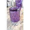 Image 4 : SET OF FOUR, AMETHYST, STACKING DRINKING GLASSES