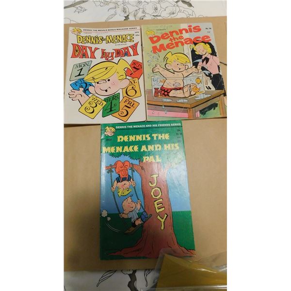 12-35 CENT DENNIS THE MENACE COMIC BOOKS