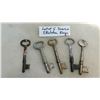 Image 1 : LOT OF 5, SCARCE, SKELETON KEYS