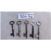 Image 2 : LOT OF 5, SCARCE, SKELETON KEYS